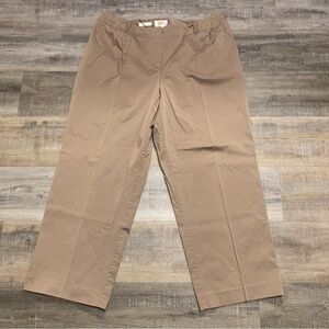Talbots Classic Fit Petites Women’s 20W Khaki Pants